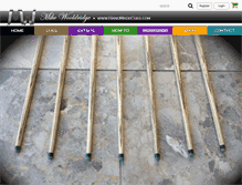 Tablet Screenshot of handmadecues.com